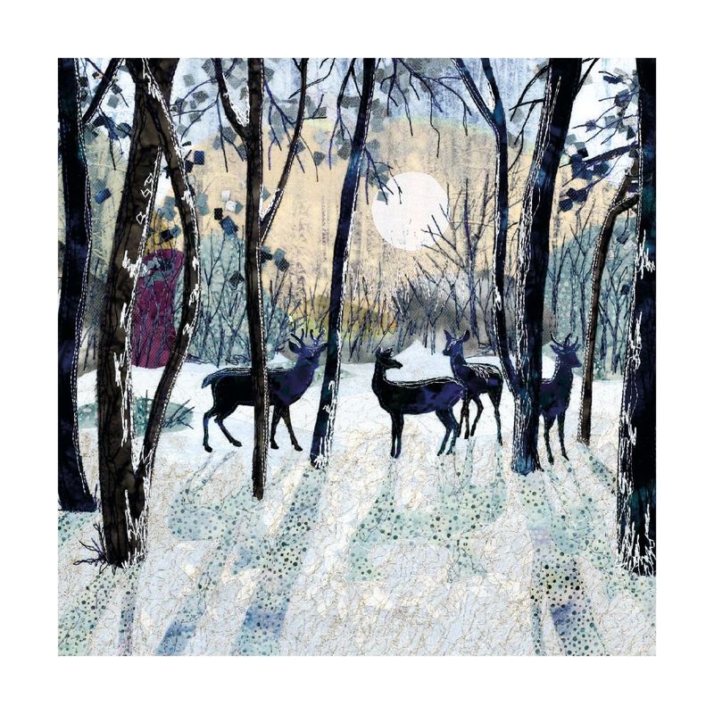 GCX All is Calm All is Bright Small Square Christmas Cards - Pack of 8