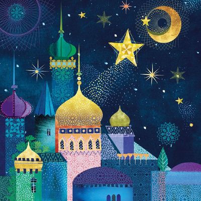 GCX Star over Bethlehem Large Square Cards - Pack of 5