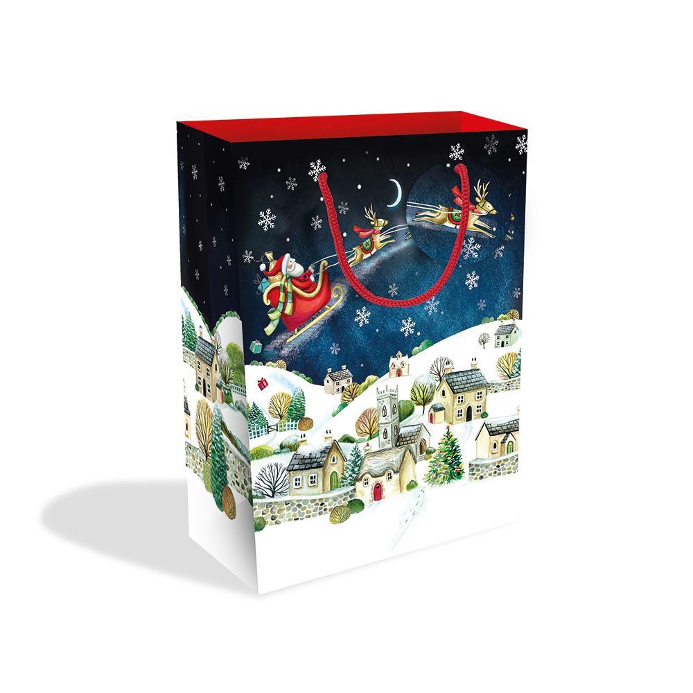 GBX Santa Over the Rooftops Large