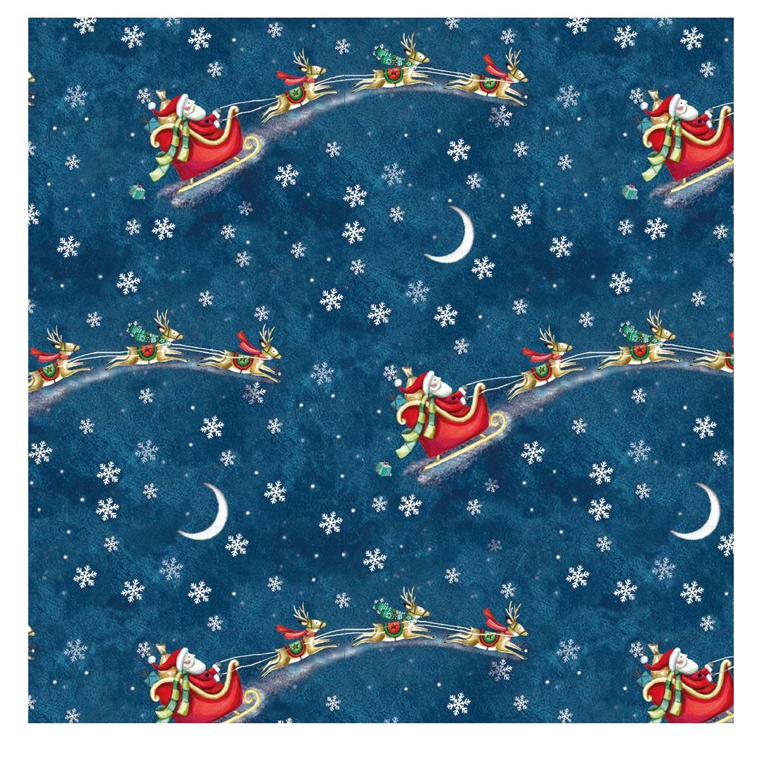 GWX Santa over the Rooftops