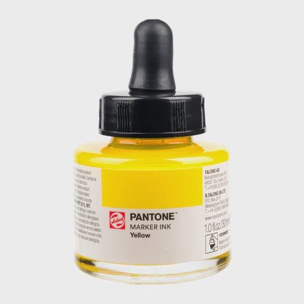 IK Talens Pantone Marker Ink 30 ml, COLOUR: Yellow