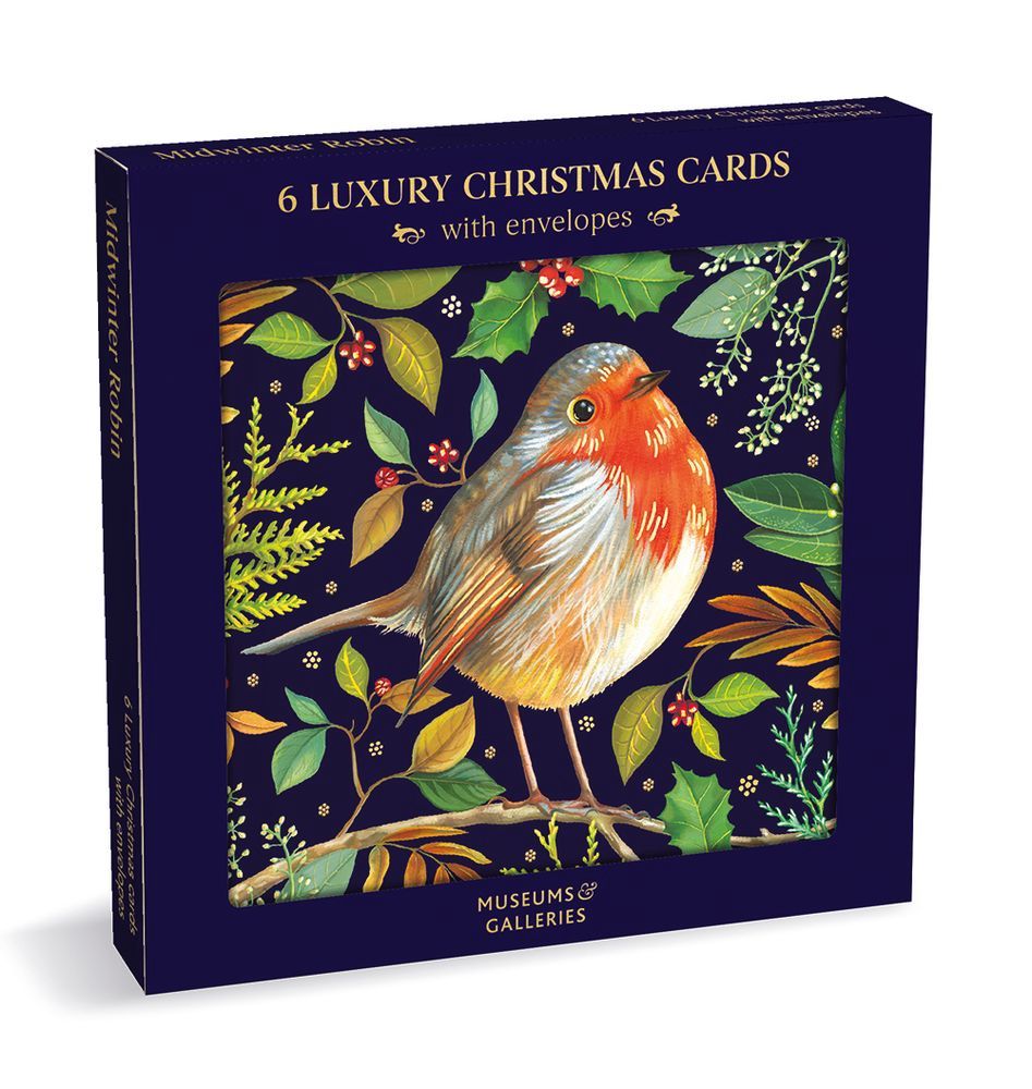 GCX Midwinter Robin Pack of 6 Cards