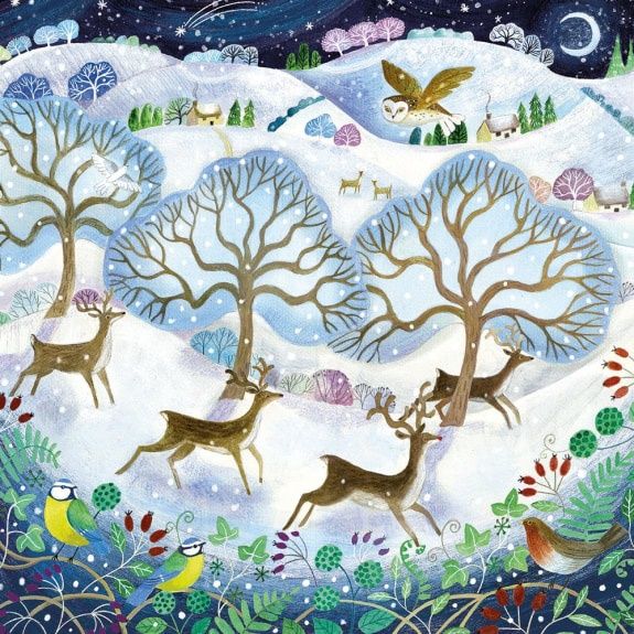 GCX Winter Deer Pack of 6