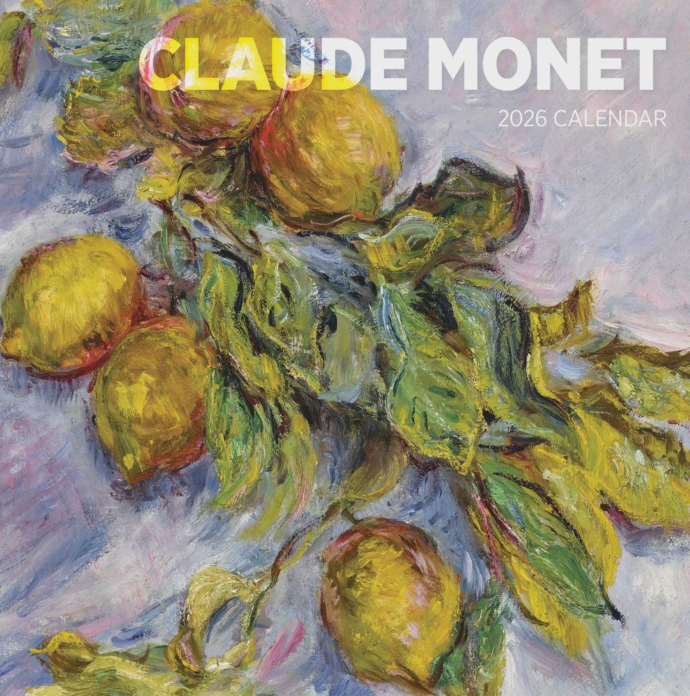 CA 2026 Pomegranate Large Wall Calendar Claude Monet
