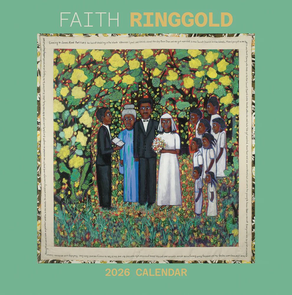 CA 2026 Pomegranate Large Wall Calendar Faith Ringgold