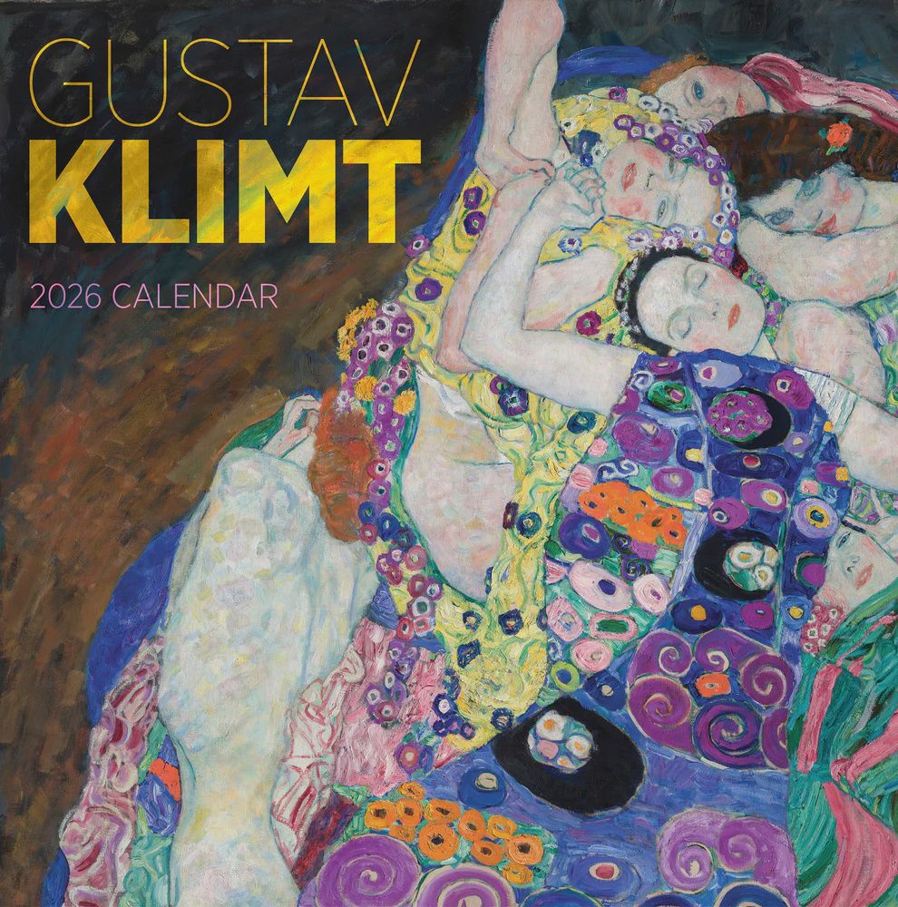 CA 2026 Pomegranate Large Wall Calendar Gustav Klimt