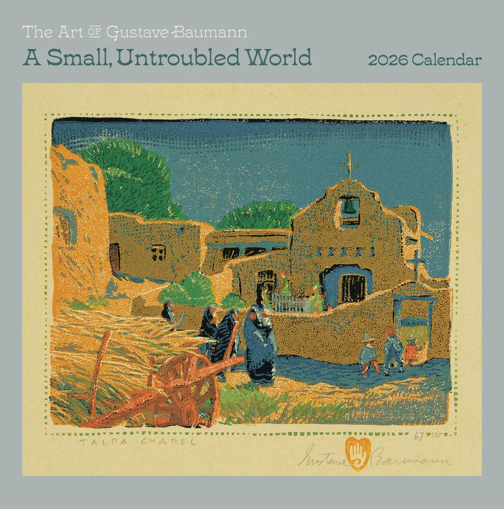 CA 2026 Pomegranate Large Wall Calendar Gustave Baumann