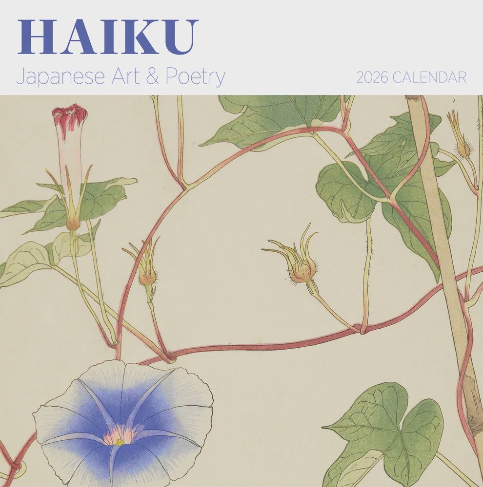 CA 2026 Pomegranate Large Wall Calendar Haiku: Japanese Art &amp; Poetry