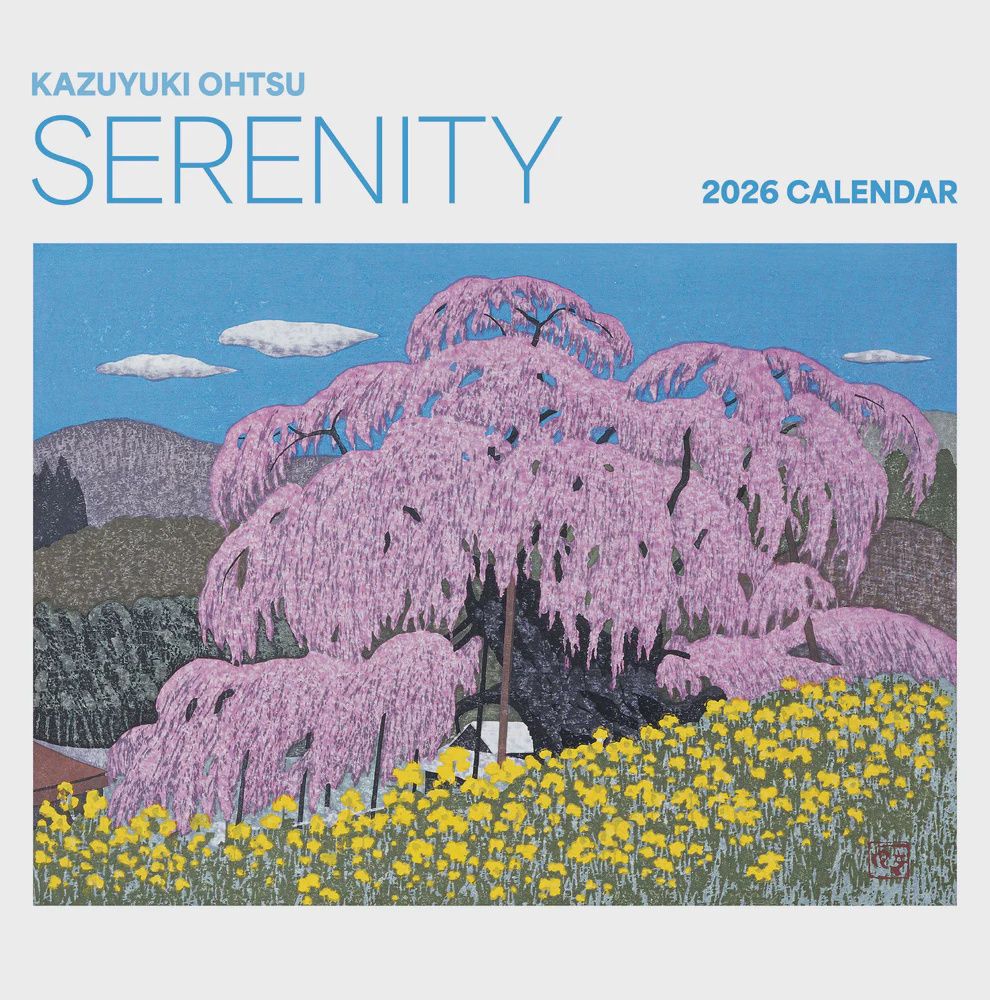 CA 2026 Pomegranate Large Wall Calendar Serenity: Kazuyuki Ohtsu