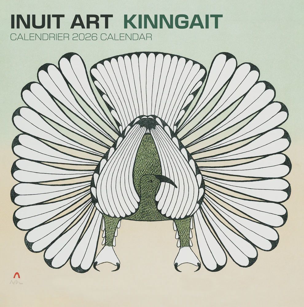CA 2026 Pomegranate Large Wall Calendar Inuit Art (bilingual)