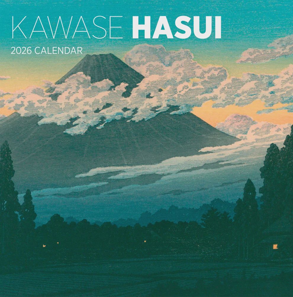 CA 2026 Pomegranate Large Wall Calendar Kawase Hasui
