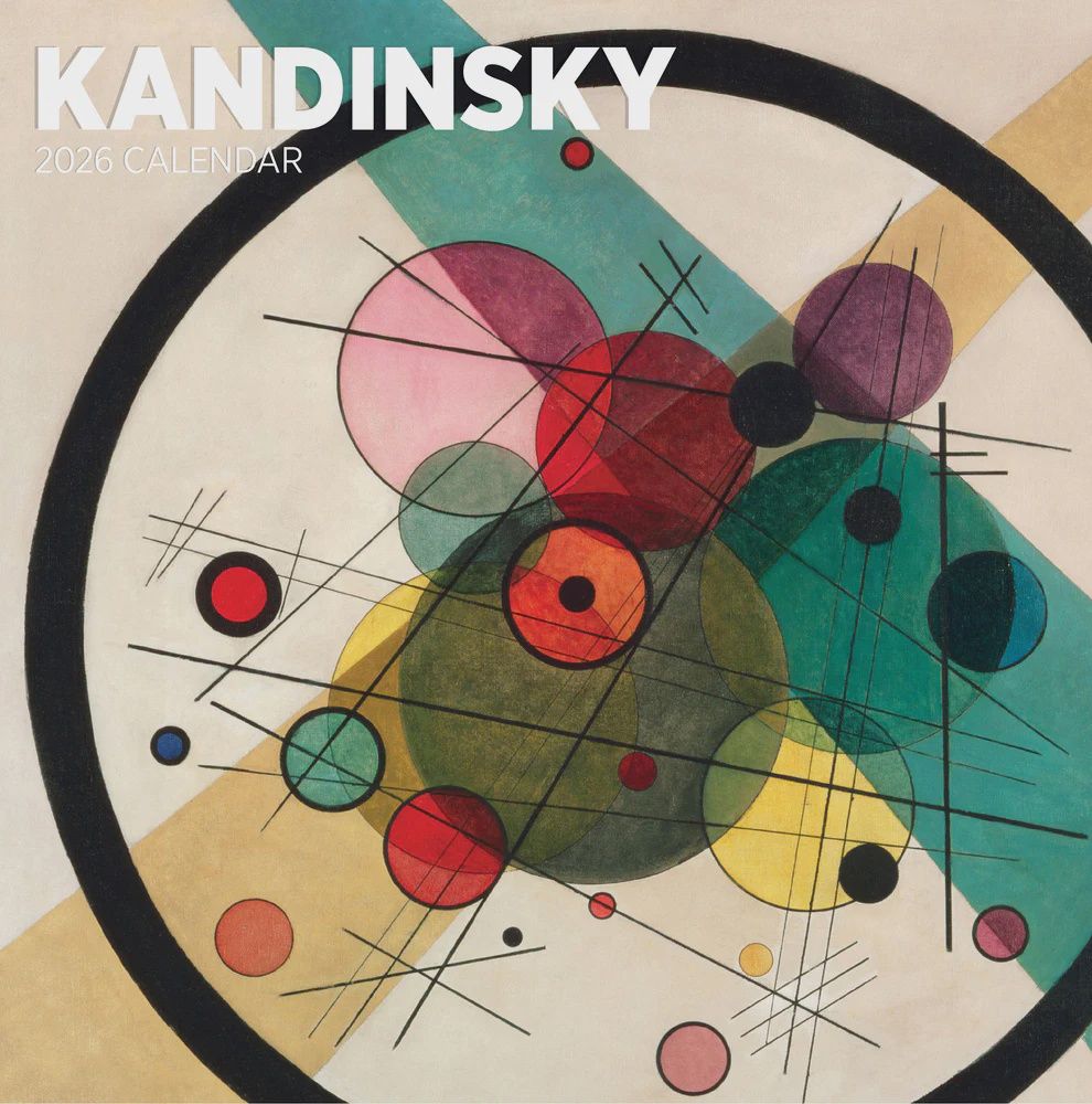 CA 2026 Pomegranate Large Wall Calendar Kandinsky