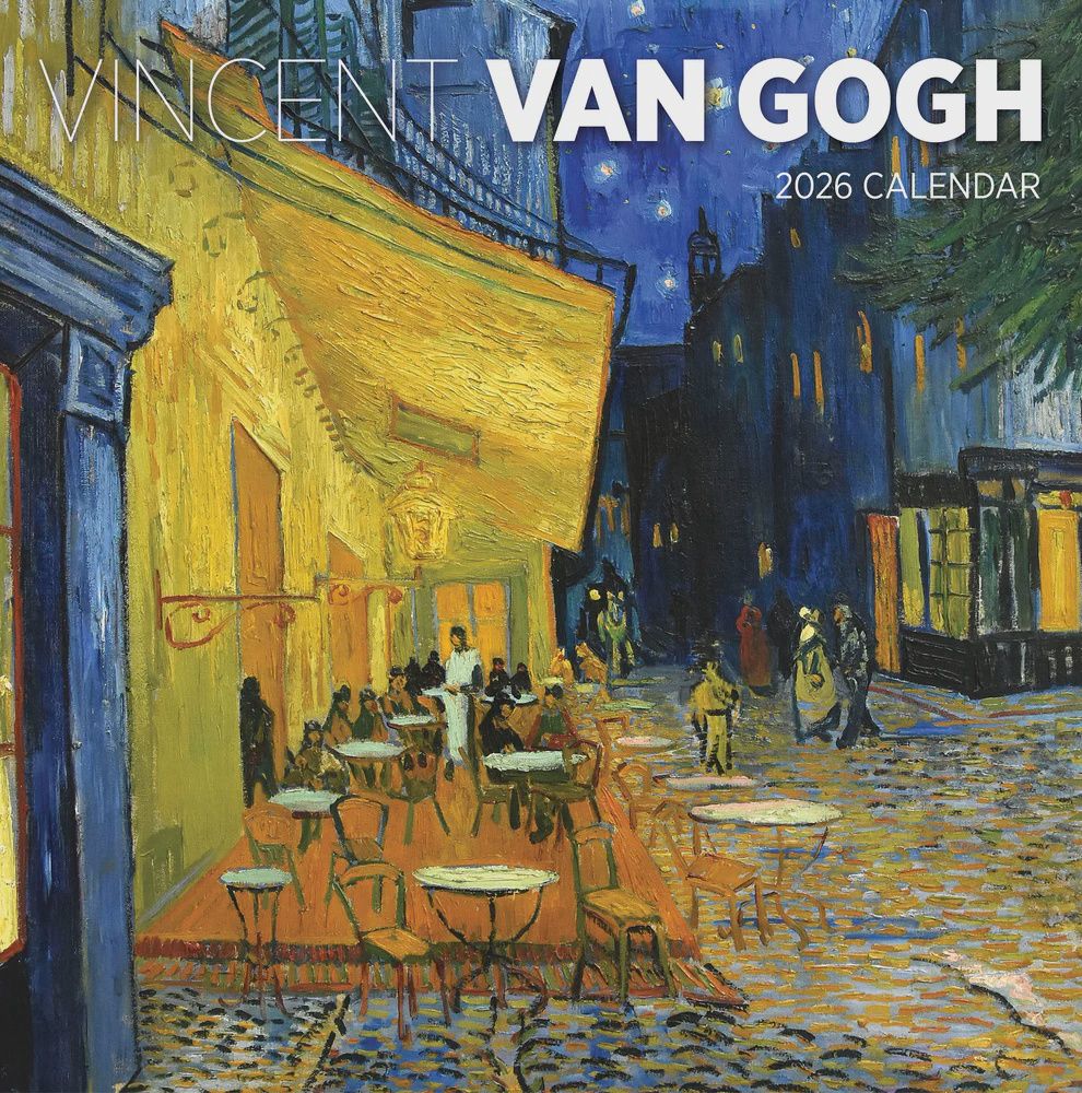 CA 2026 Pomegranate Large Wall Calendar Vincent van Gogh