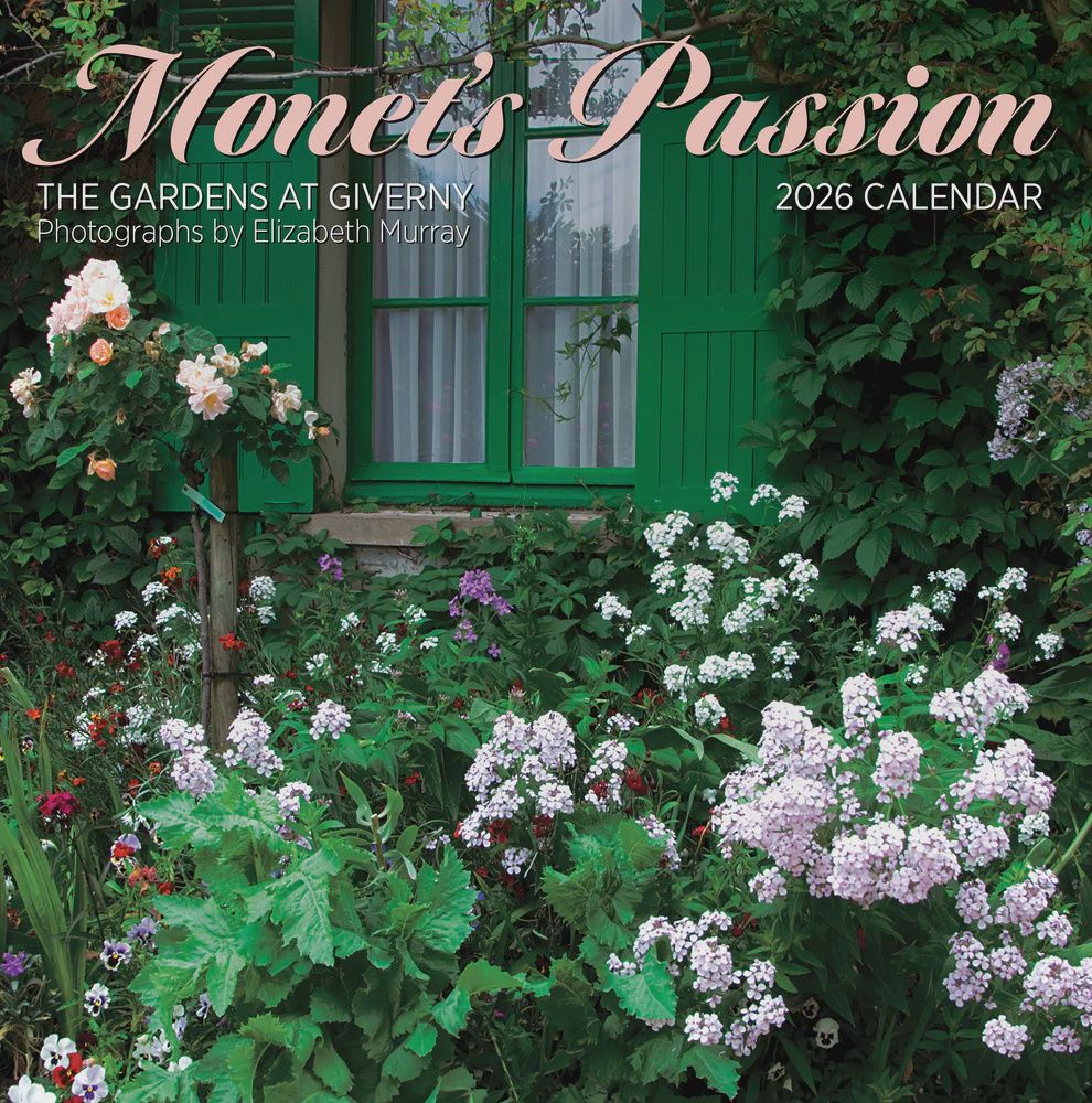 CA 2026 Pomegranate Large Wall Calendar Monet’s Passion