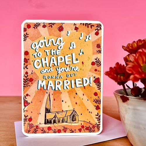 GC Going To The Chapel Wedding Card