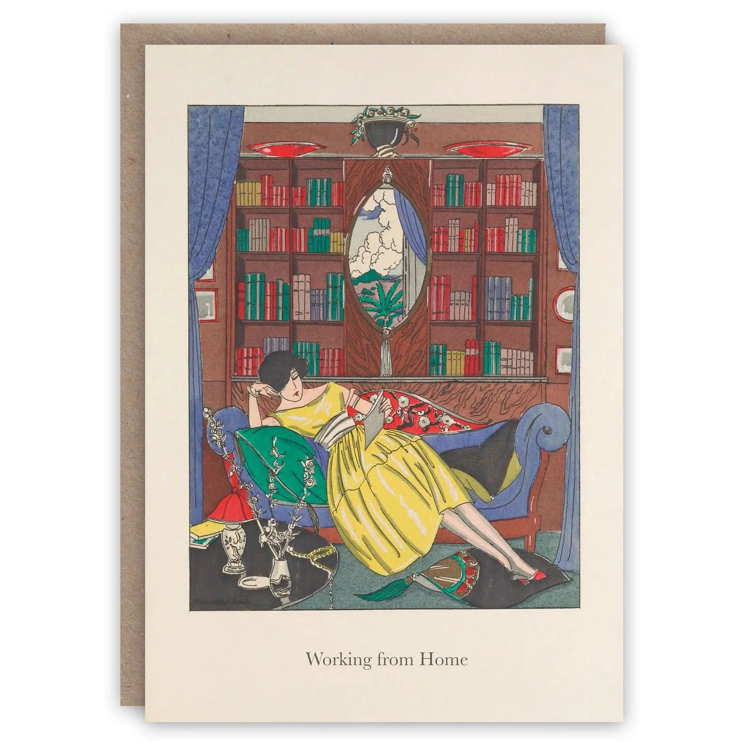 GC Working From Home Greeting Card
