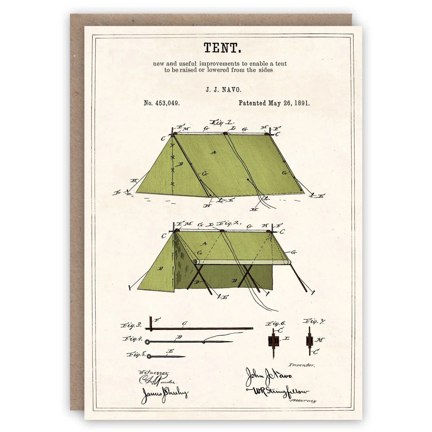 GC Tents Greeting Card