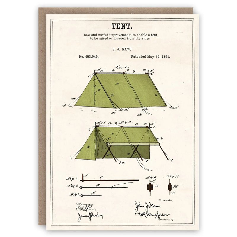 GC Tents Greeting Card