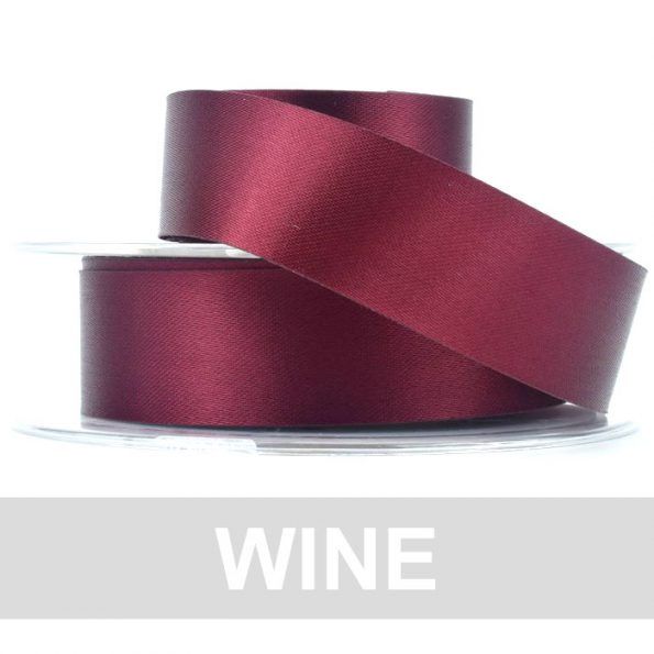 GR Pen to Paper 24mm Biodegradable Ribbon various lengths, COLOUR: wine, Size: 5m