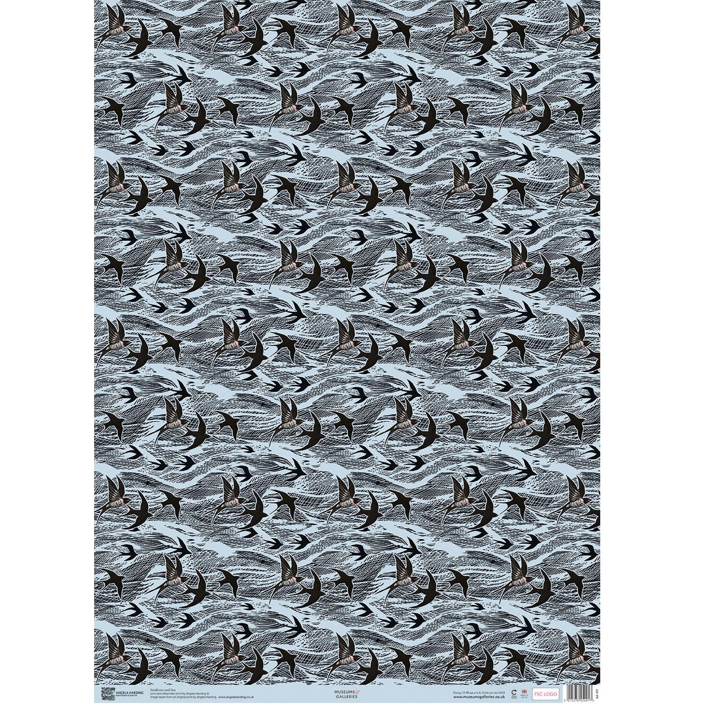 GW Swallow &amp; Sea by Angela Harding