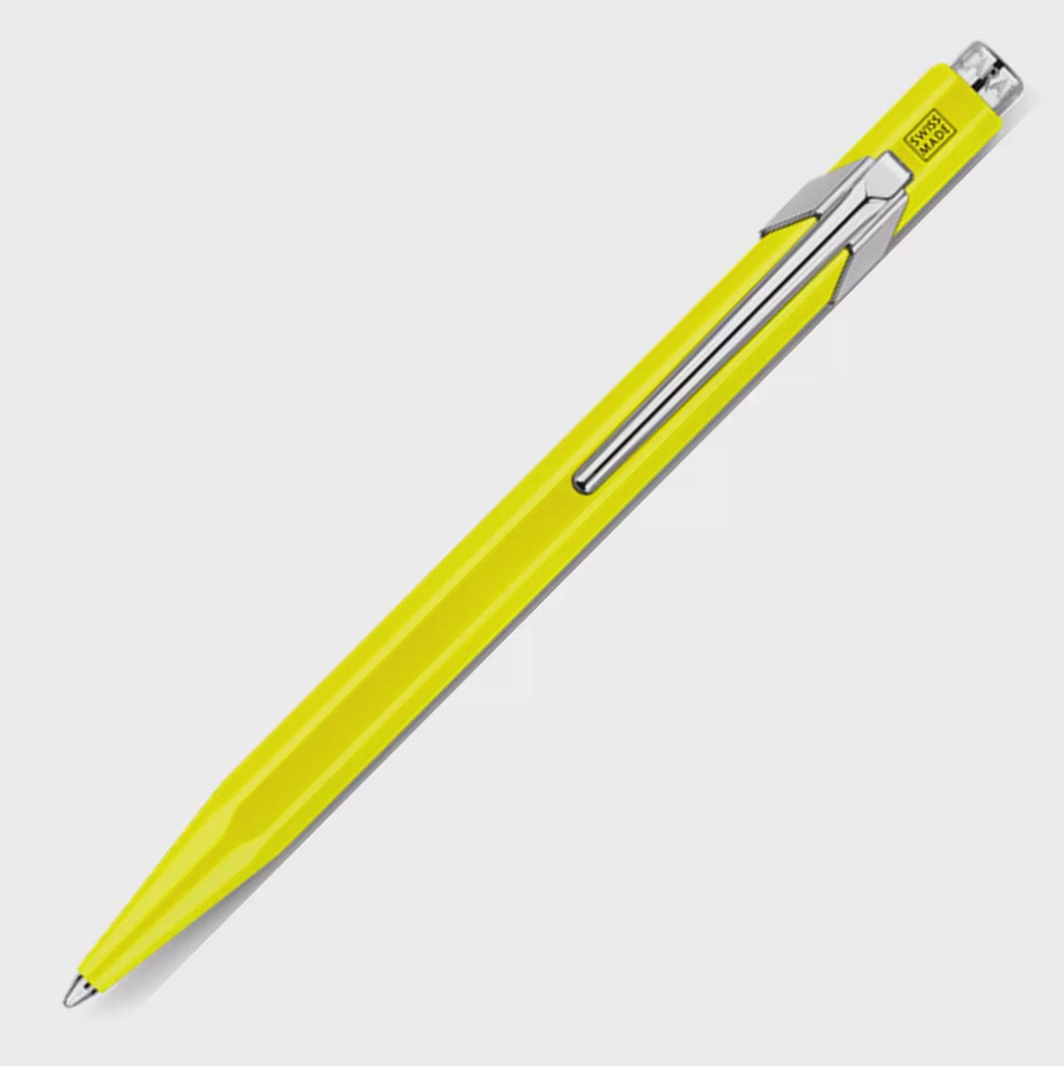 BP Caran d&#39;Ache 849: Ballpoint Pen, Blue refill, Yellow