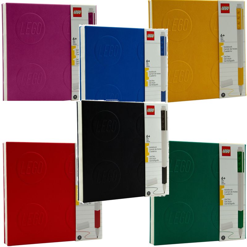 NB Lego Locking Notebook with Gel Pen in box  (P6)