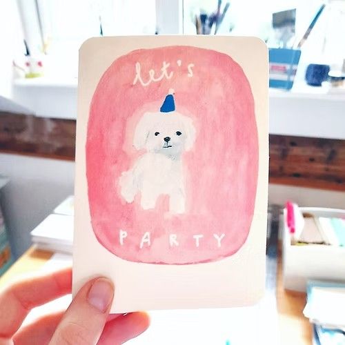 GC Let's Party Dog Birthday Card