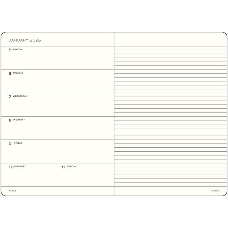 DI Leuctturm 2026 Weekly Planner &amp; Notebook