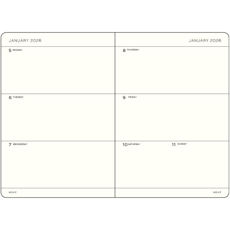 DI Leuchtturm 2026 Weekly Planner