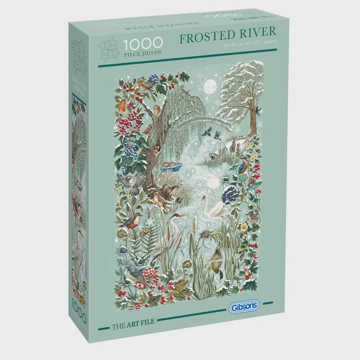 JSX The Art File Frosted River 1000 piece Jigsaw (P2)