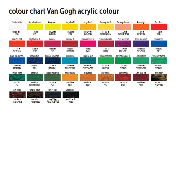 AP Van Gogh 40ml Tube of Acrylic Paint