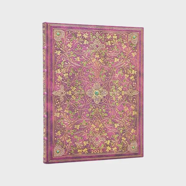 DI 2026 Diamond Jubilee (Sangorski &amp; Sutcliffe) Ultra 12-month Horizontal Hardcover Flexi Dayplanner 2026 (Elastic Band Closure) Hardback
