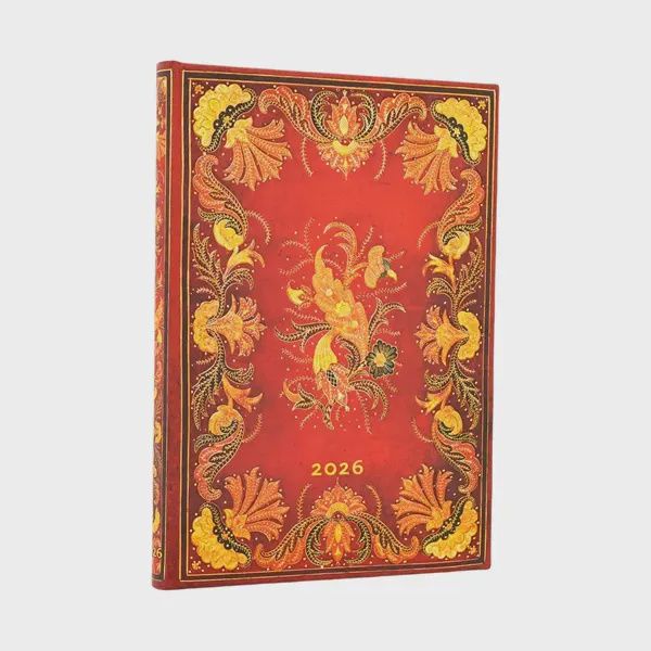 DI 2026 Fiammetta Midi 12-month Horizontal Hardcover Flexi Dayplanner 2026 (Elastic Band Closure) Hardback