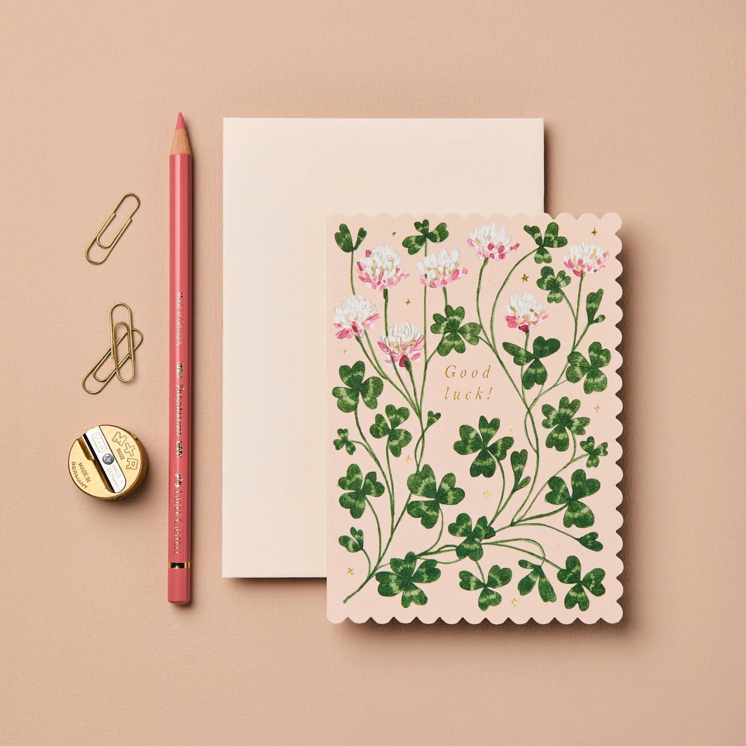 GC Clover 'Good Luck' Greeting Card