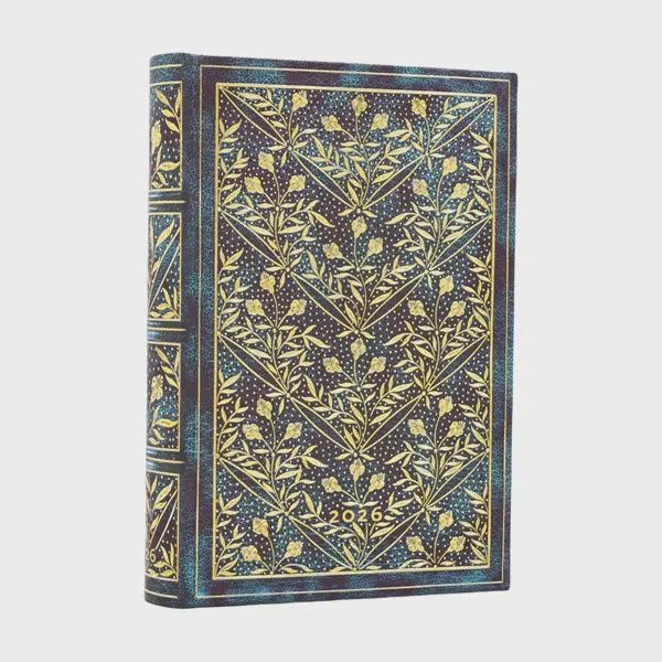 DI 2026 Wildflower Song  Mini 12-month Day-at-a-Time Hardcover Flexi Dayplanner 2026 (Elastic Band Closure) Hardback