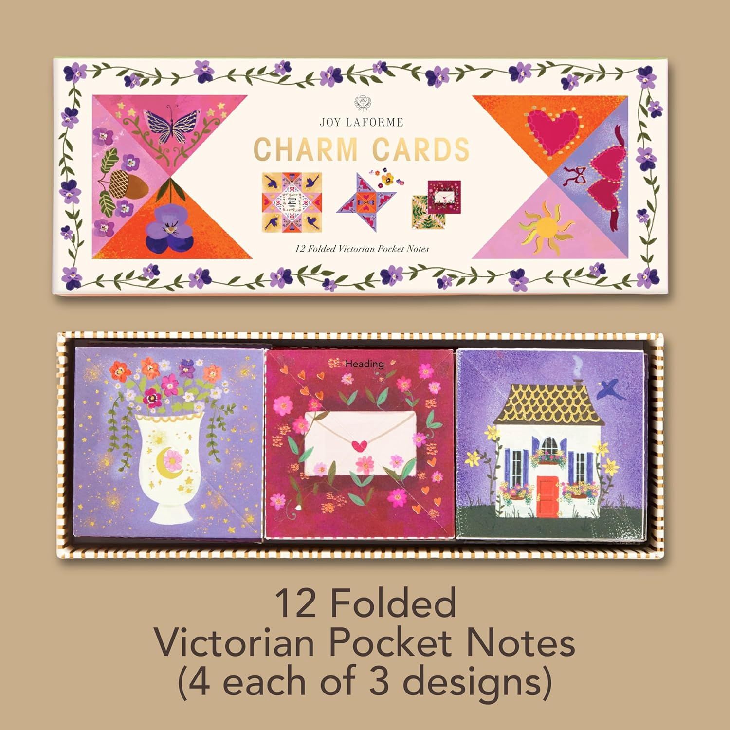 NC Galison Charm Cards – Joy Laforme Charm Card Set