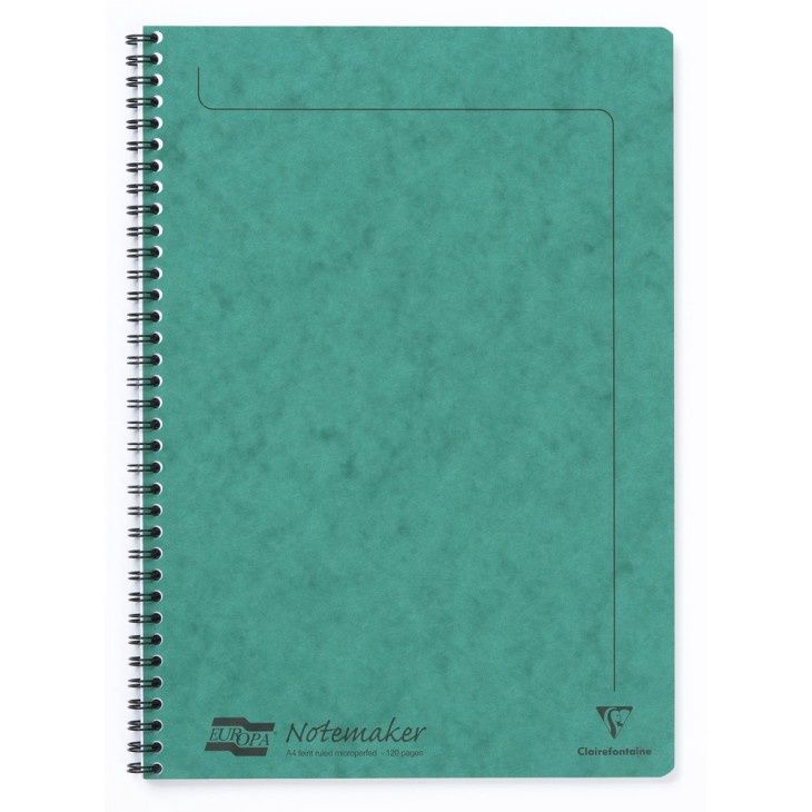 NB Clairefontaine Europa Notemaker A4 Lined Notebook Single