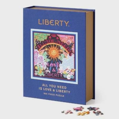 JS Liberty All You Need is Love 500 Piece Book Puzzle