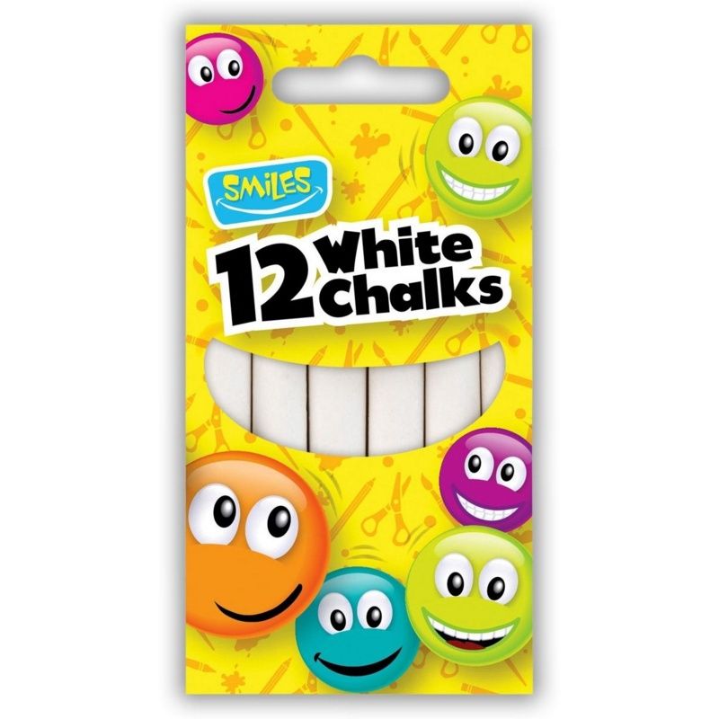 ST Smiles Pk 12 White Chalk