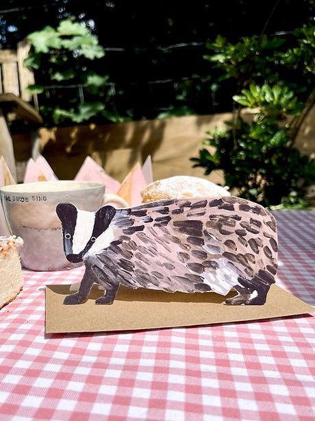 GC Badger Greeting Card