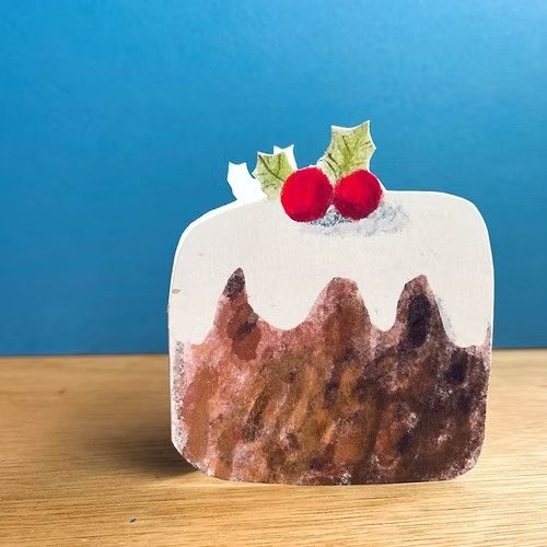 GCX Christmas Pudding Greeting Card