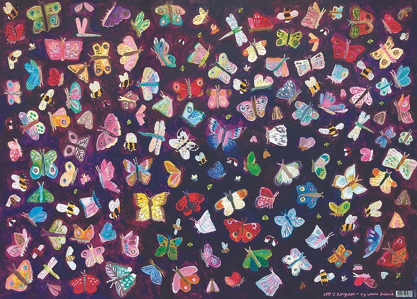 GW Butterflies Gift Wrap