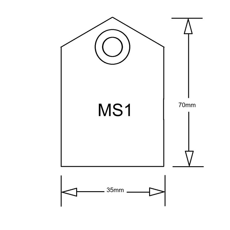 GT 12MS1 Manilla Stringed Tags (Small)(PP1000)