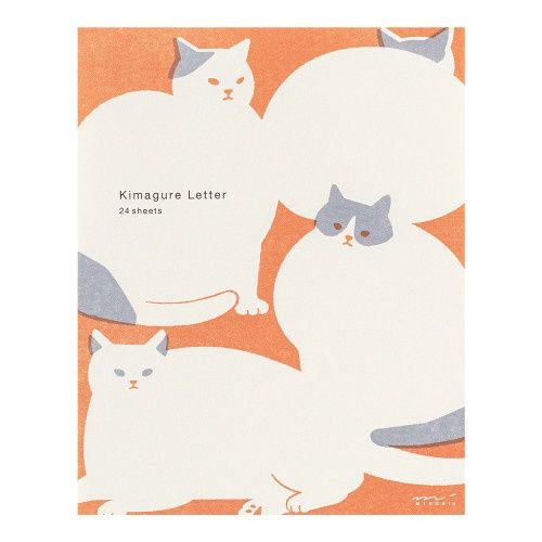 WS Midori Kimagure Easy&amp;Cozy Letter Pad Cat
