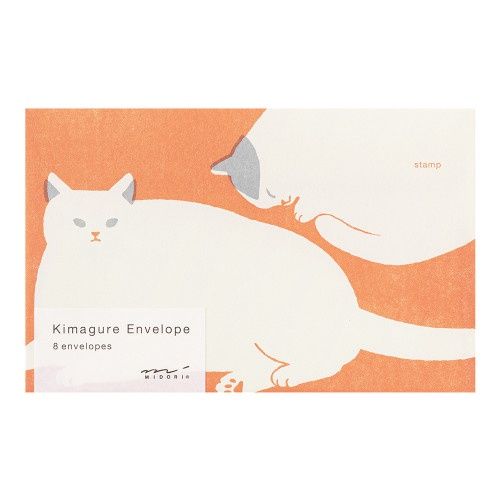 WS Midori Kimagure Easy&amp;Cozy Envelope Cat