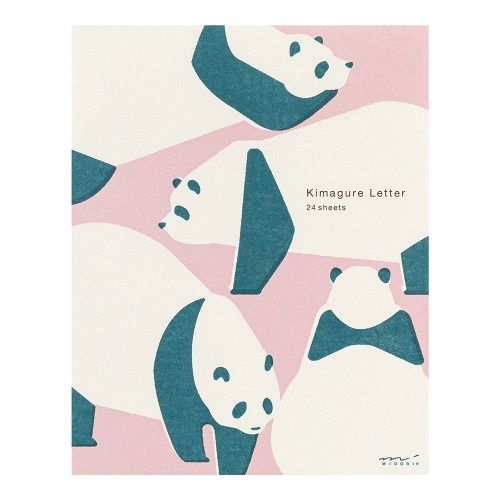 WS Midori Kimagure Easy&amp;Cozy Letter Pad Panda