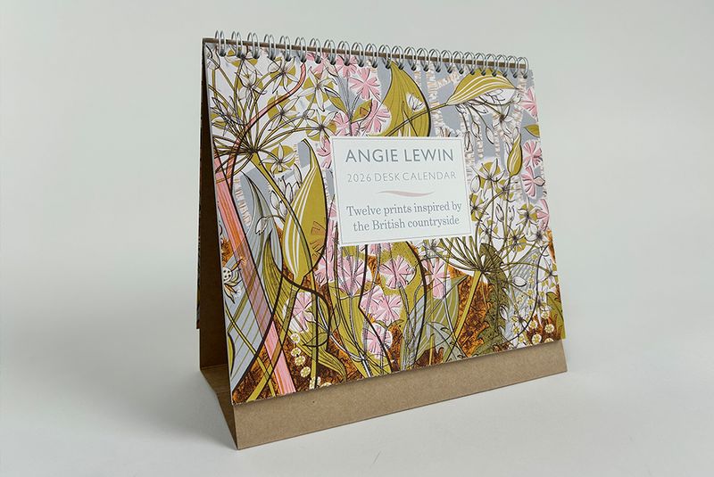 CA 2026 Angie Lewin Desk Calendar