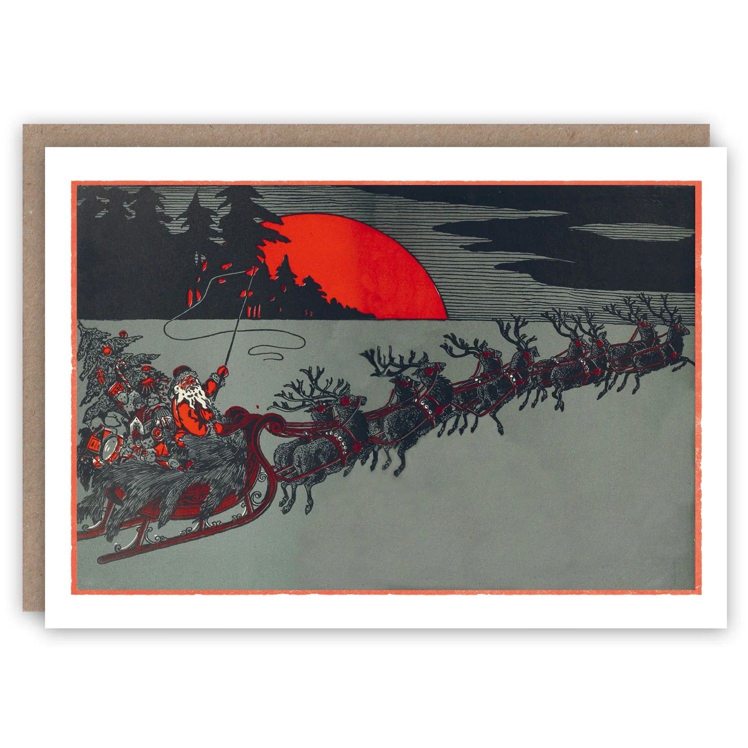 GCX Santa Claus Greeting Card