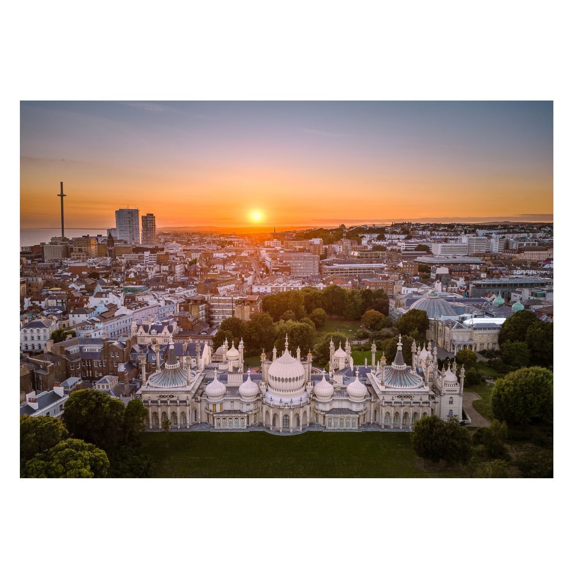 GC Sunset over Pavilion