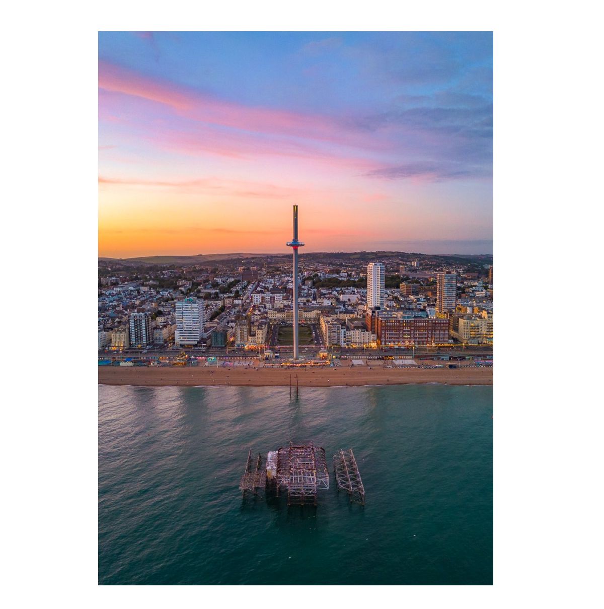 GC Pastel Sunset over Seafront